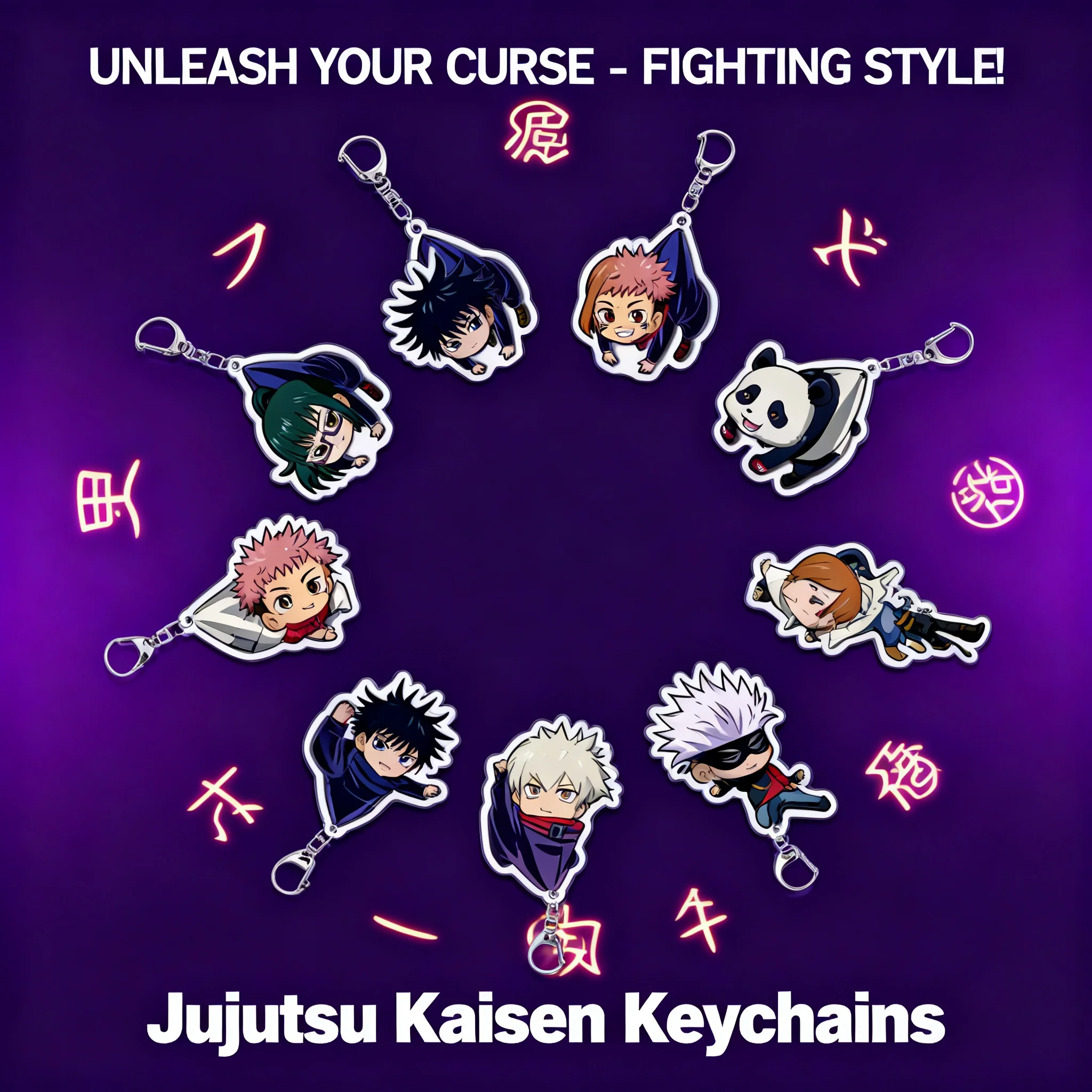 Anime Keychain Acry…