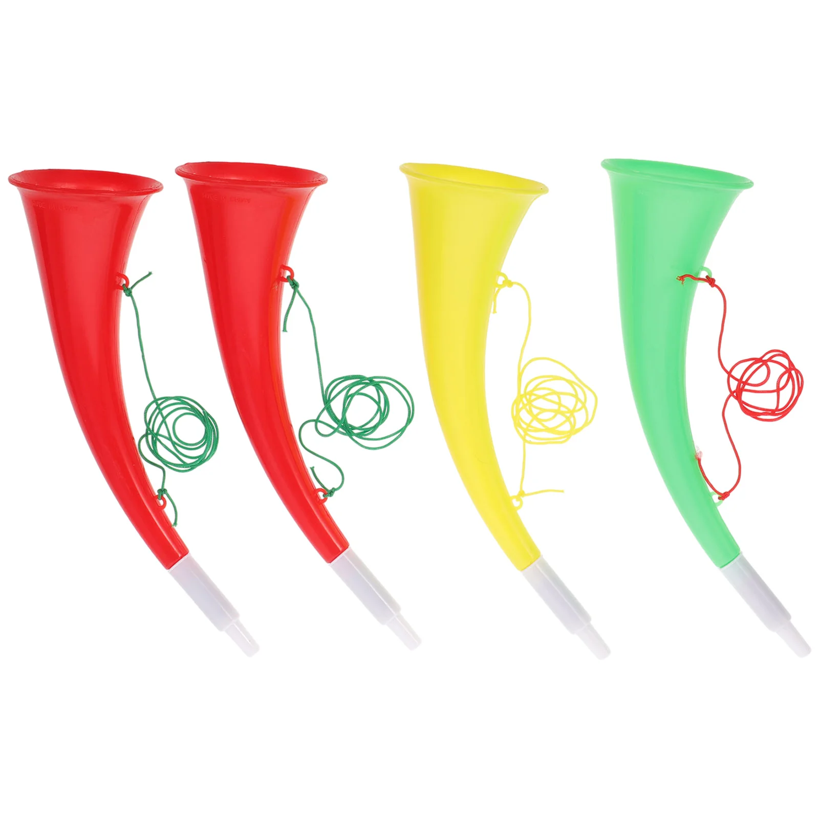 4 Pcs Cheering Horn Air Ox Toy Funny Trumpets Noise Maker Party Favors Match Plaything Plastic Child Toys