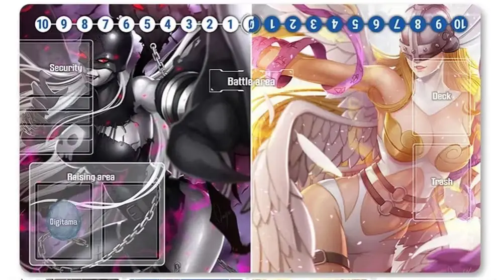 

Настольная игра Digimon Playmat, размер 60X35 см, игровые коврики, совместимые с DTCG - 2451624