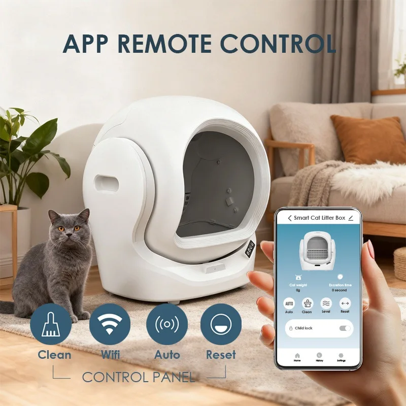 Intelligent cat litter box automatic cleaning deodorant bacteriostatic safety protection