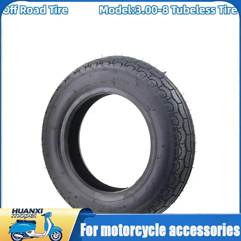 

3.00-8 Tubeless Tire Compatible With 8 Inch Wheel Scooters Off Road Tires