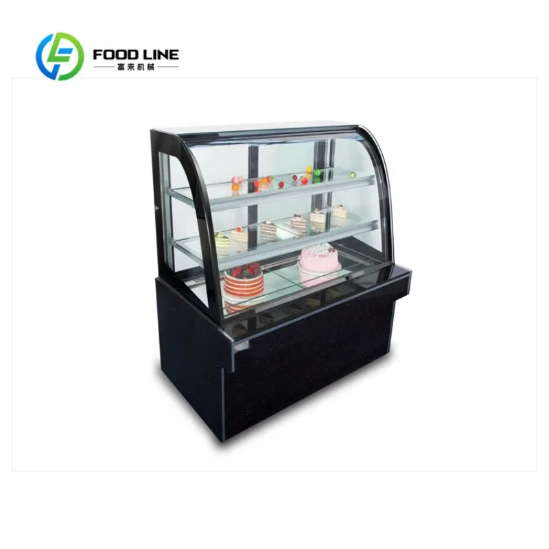 Customized Upright Cake Display Showcase Air-Cooled Defogging Glass Humidity Control for Mousse Pastry Boutique Bakery
