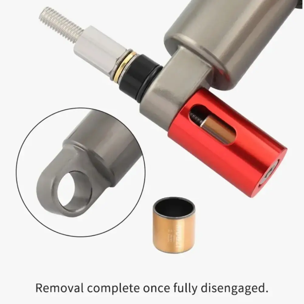 Visible Window Design Bicycle Rear Shock Durable Installation&Removal Bicycle Repair Tool Repair Portable Bike Shock Absorbers