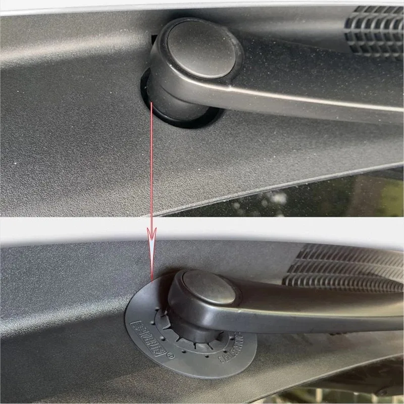 Car Wiper Protective Cover Universal Auto Windshield Wipers Arm Bottom Hole Dustproof Silicone Covers Cars Prevention Accessorie