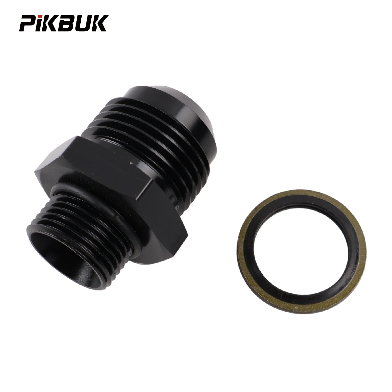 PIKBUK Aluminum AN10 to M12/14/16/18/20/22x1.5 Adapter Flare Fitting Auto Hose Fitting Male Oil Cooler Fitting