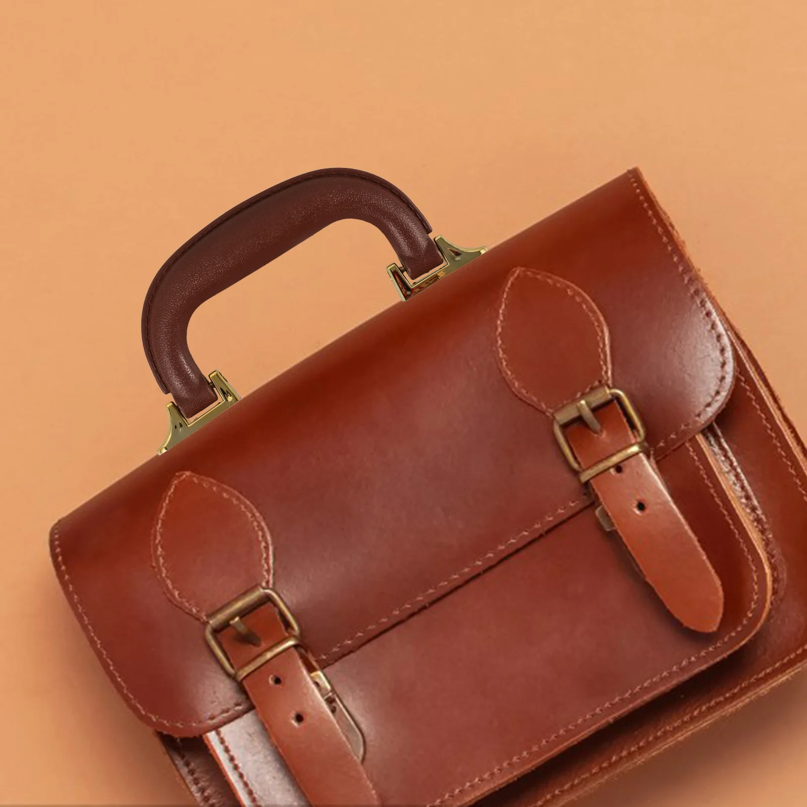 1セット コーヒー色 荷物ハンドル 交換用 スーツケースハンドル グリップ トートバッグハンドル DIY パースハンドル トラベルケースハンドル バッグ