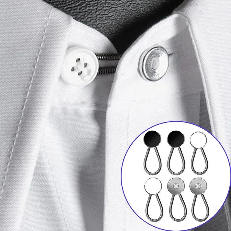 Telescopic Waist Extension Button Detachable Button Waist Extension Jeans Button Adjustment Button Seamless Belt Expander