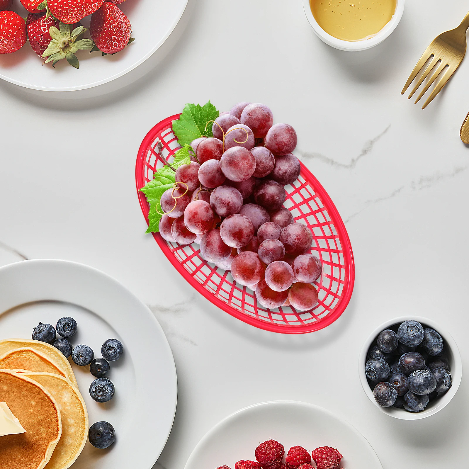 

Fruit Storage Basket Simple Fruit Basket Hollow Fruit Basket Plastic Fruit Basket Fruit Basket Simple