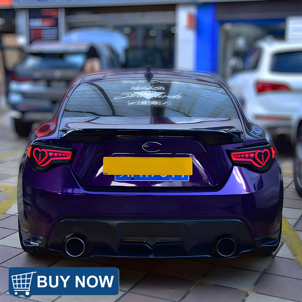 For Toyota 86 / Subaru BRZ 2012-2021 Car Tail Light Assembly Upgrade with Heart-Shaped Start Effect Signal Light Accessories