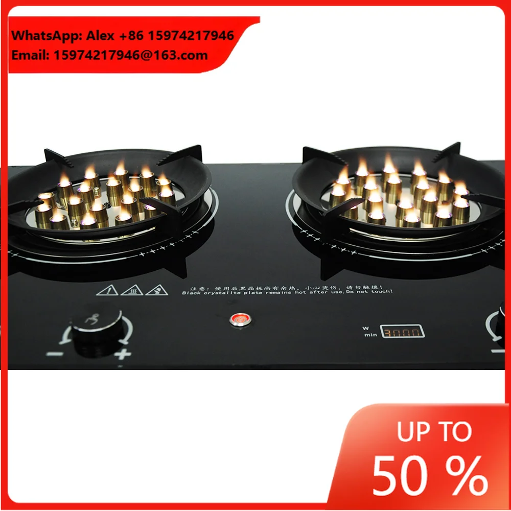 6000W Plasma Electric Flame Stove 2 Burners No Gas No Fuel Pure Electric Household Outdoor Energy Efficient Ultimate Kitchen