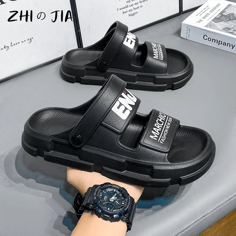 New Hot selling Men's EVA Beach Sandals Home Indoor Slippers Summer Outdoor Casual Sandals Fashion Breathable Shoes