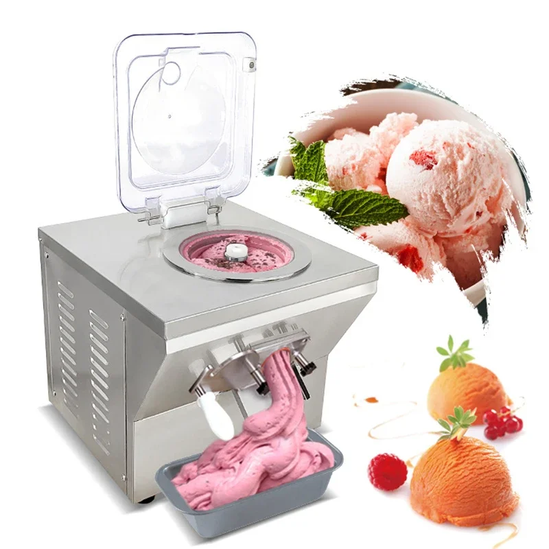 

Desktop stainless steel ice cream machine Turkish Italian hard ice cream ice cream machine cafe cold drink shop