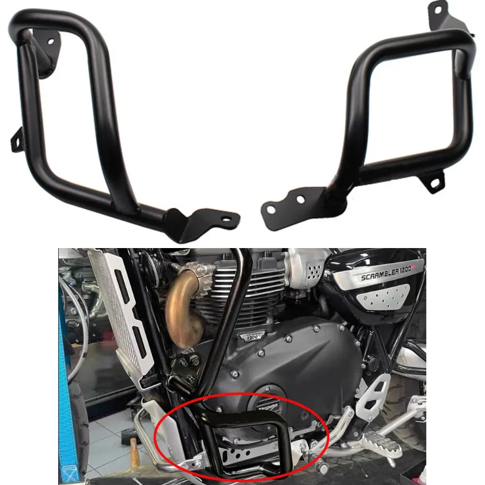 

New Motorcycle Lower Engine Guard Crash Bar Protection For Triumph Scrambler 1200XC/XE 2019-2020