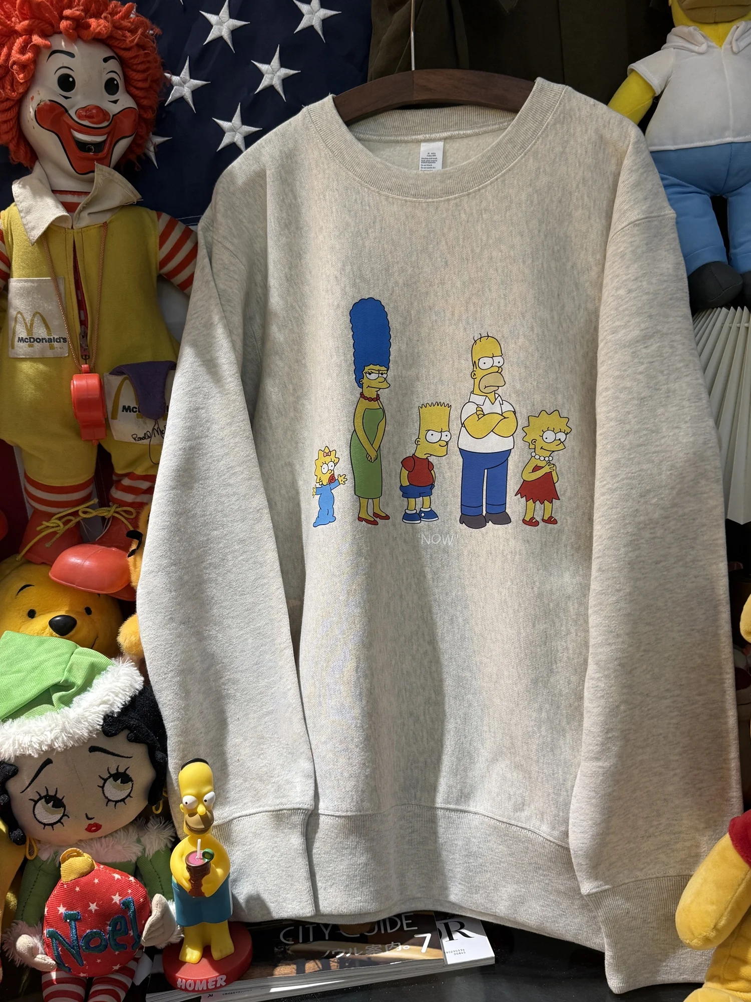 

Магазин Amore: Американская ретро-толстовка с мультяшным принтом, милым персонажем, на флисовой подкладке, утепленная, женская, свободного кроя, из хлопка с принтом.