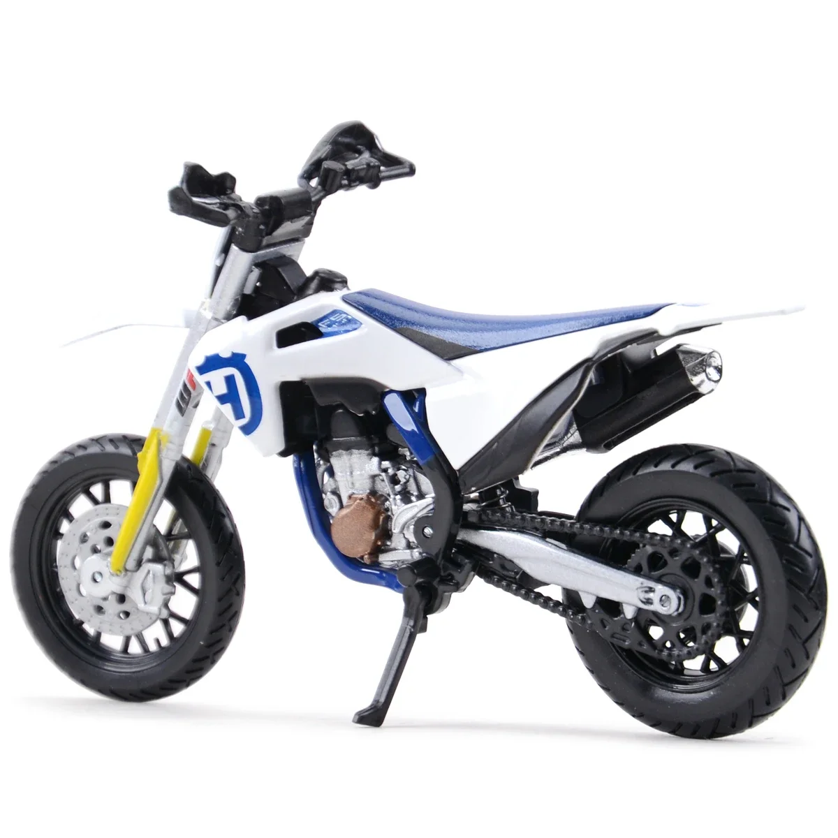 Bburago 1:18 Husqvarna FS 450 Supermoto ثابت يموت يلقي المركبات تحصيل الهوايات نموذج دراجة نارية اللعب