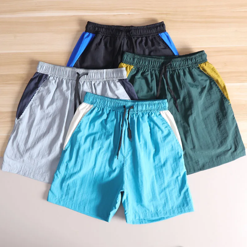 

Outdoor Men's ort Pants Color Blo Sports Five-Point Qui Dry Loose Faionable Urban Sle Summer New Arrival