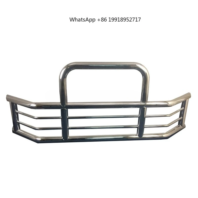 Hot Selling American New Style Truck Parts Deer Guard Bumper Grille Guards with LED Light for Freightliner Cascadia JJ590