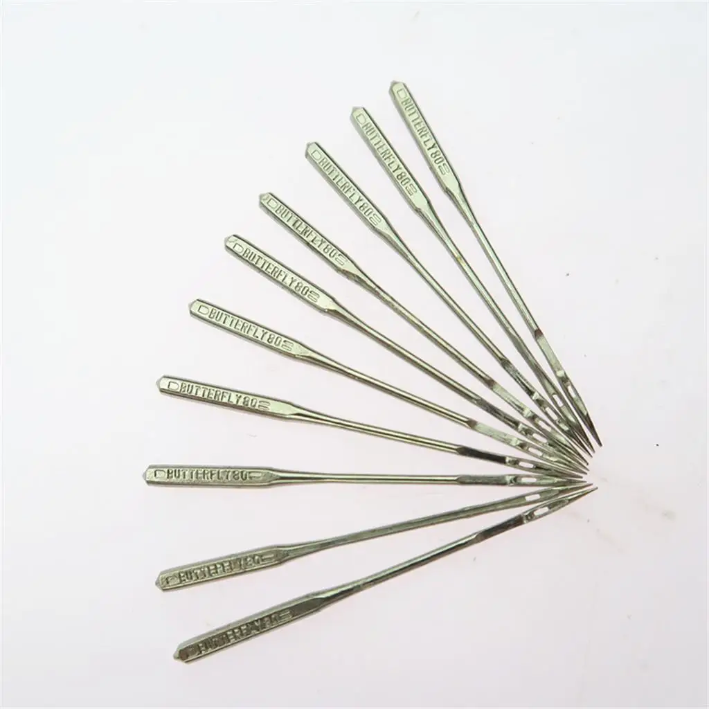 50pcs universal sewing machine needles for leather jeans jersey stretch,