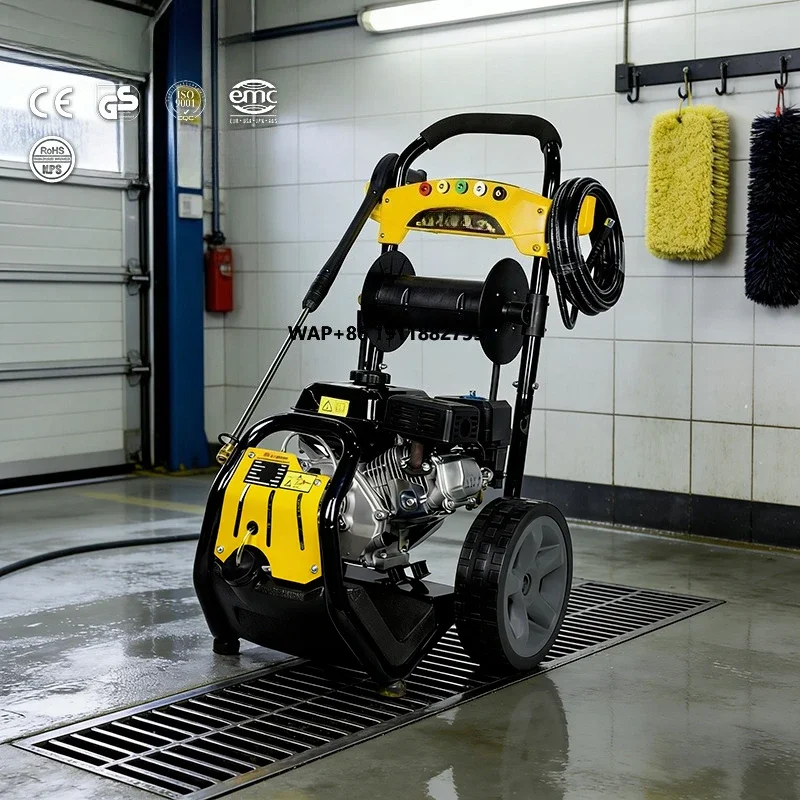 

LINGBEN 170G 2400 PSI Коммерческая газовая мойка высокого давления 2-2.4 GPM для очистки дорожных покрытий и строительных объектов, TUV