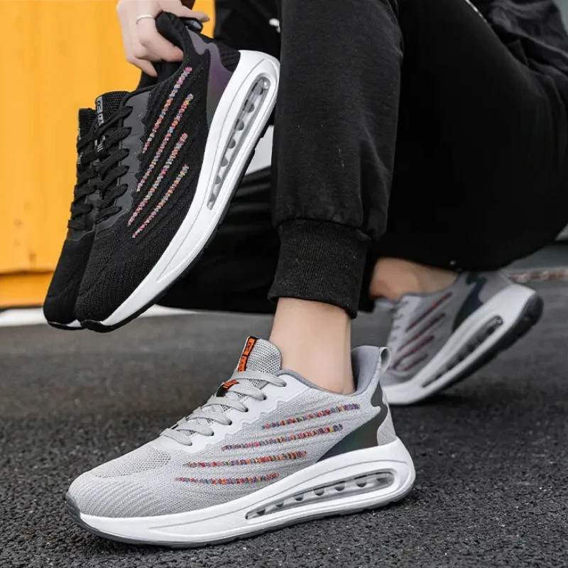 Nowe buty męskie Casual Women Sneakers męskie buty sportowe poduszka powietrzna męska trampki rekreacyjna niebieskie buty mężczyzn Tenis