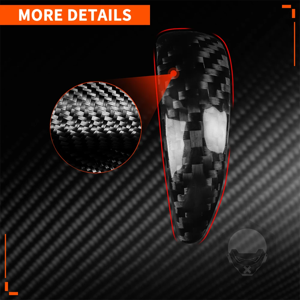 For Infiniti QX50 QX56 Q40 QX70 QX80 G25 G35 G37 FX35 EX25 Real Carbon Fiber Gearshift Knob Cover Trim Car Interior Retrofit