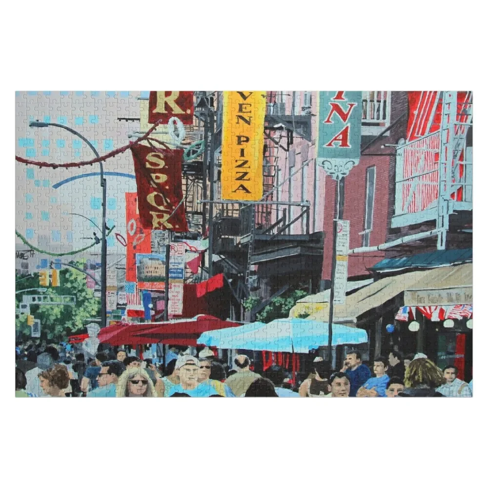 

Маленький итальянский пазл на заказ, деревянный подарок для детей, персонализированный пазл