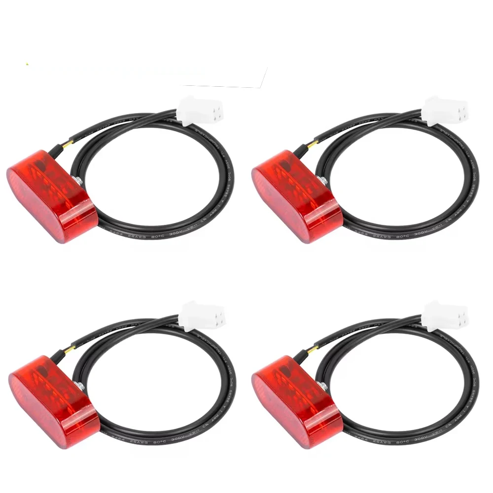 

Для скоростной дороги/рокля/двойного кроссовера задние фонари заднего крыла светодиодный стоп-сигнал 1/2/3/4/5/6 шт. электрический скутер задний фонарь лампа