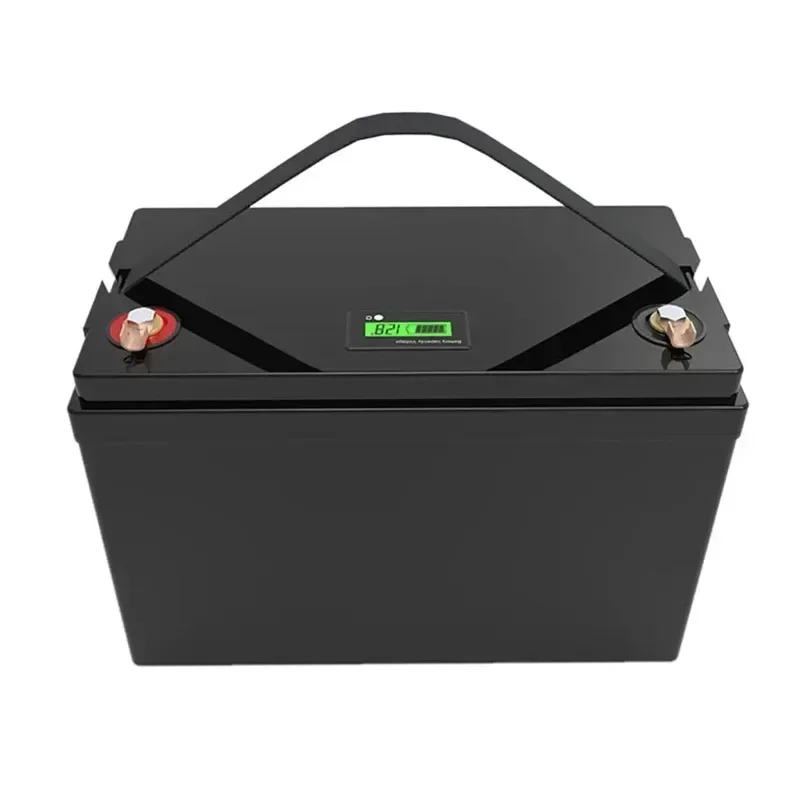 12V Lifepo4 Battery 100Ah Lithium Iron Phosphate Battery Pack W/ Box 4000 Cycles Off-Road Vehicles Golf Carts Solar Wind Power