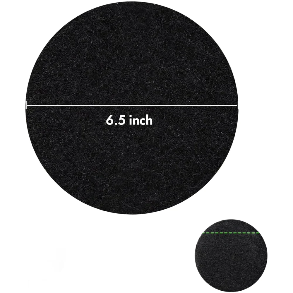 Activated Carbon Filter Pad for For compost Bin Compatibility with Standard Dimensions to Aid in Routine Prevention