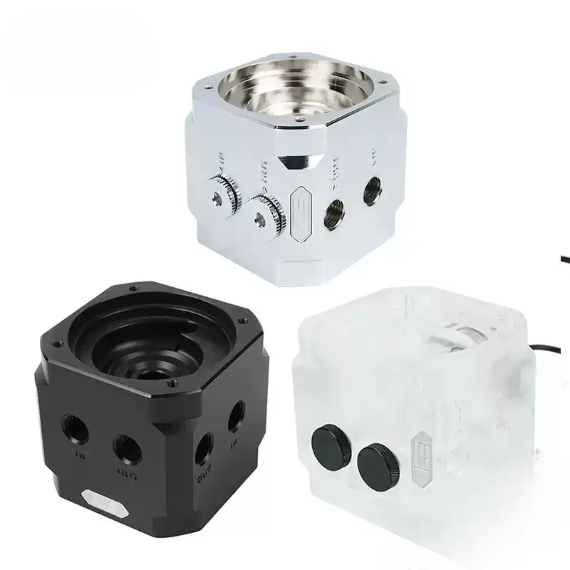 1pcs D5 Dual Series Pump Cover G1/4 Thread Sealed Design for PC Gaming Liquid Cooling Custom Loop Mod Parts