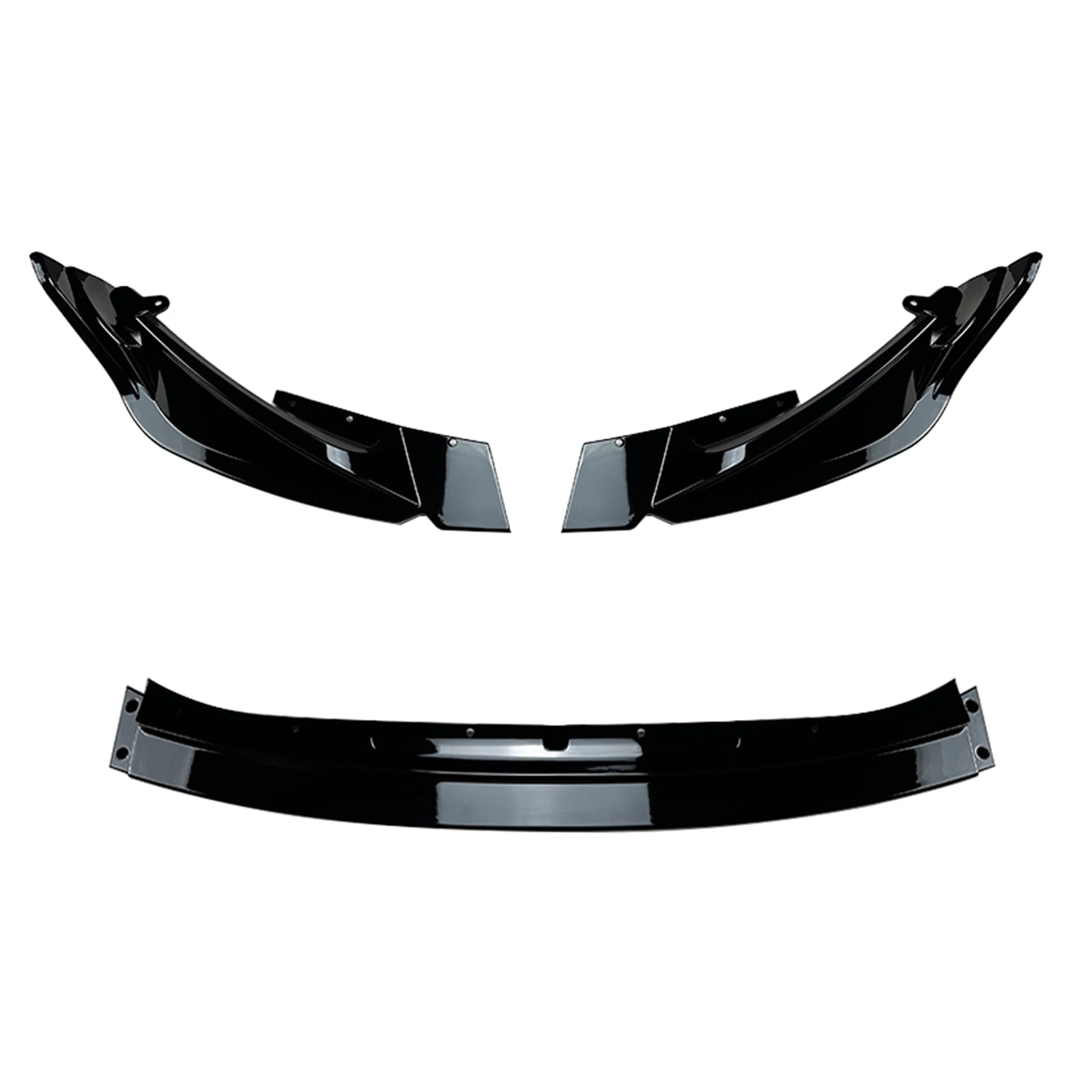 Front Bumper Spoiler Lip For BMW G80 M3 G82 G83 M4 2021 2022 2023 Carbon Fiber Look/Gloss Black Lower Splitter Lip Protector Kit