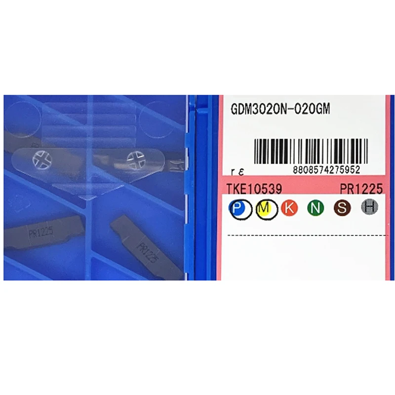 Original Carbide Inserts GDG GDM GDG3020N GDM2020R GDM3020N GDM6020N 040GM PR1225 TN90 CNC Lathe Grooving Inserts Cutting Tool