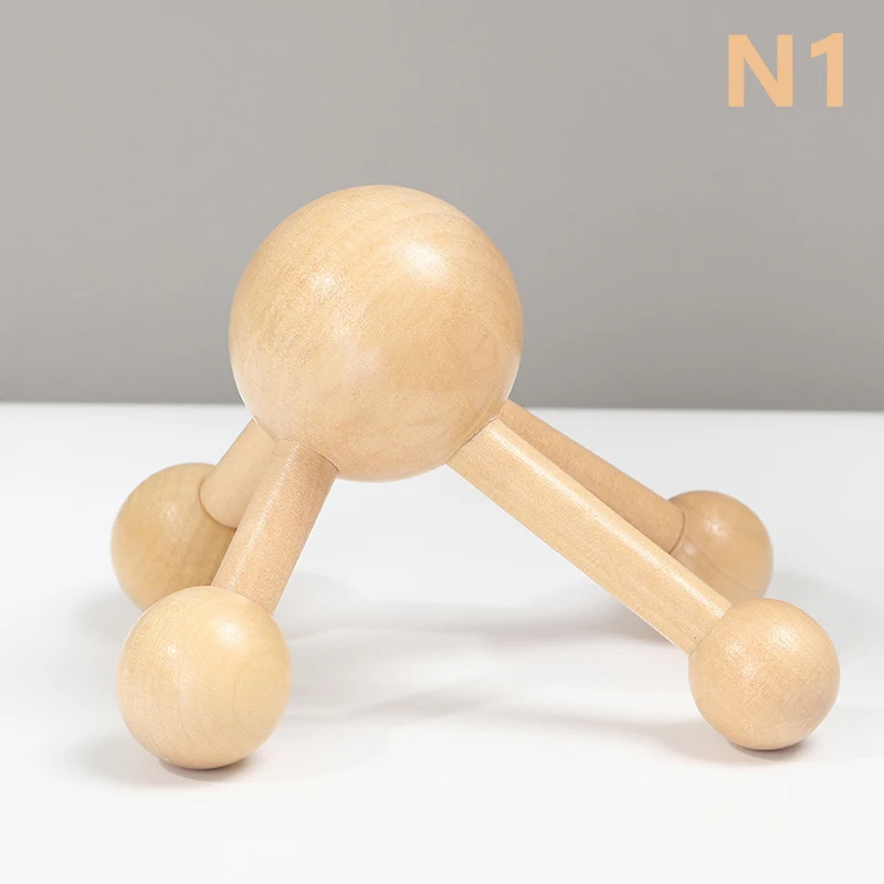 1Pcs Wooden Massager Wood Therapy Massage Tool for Relief Muscle Tension Eliminate Local Fat, Full Body Massage Relax