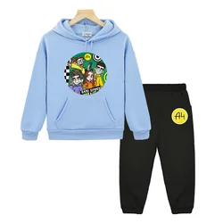 Влад А4 Бумага boys girls Hooded Sets Autumn sweatshirt Jacket Merch A4 Lamb anime hoodie Fleece pullover kids boutique clothes