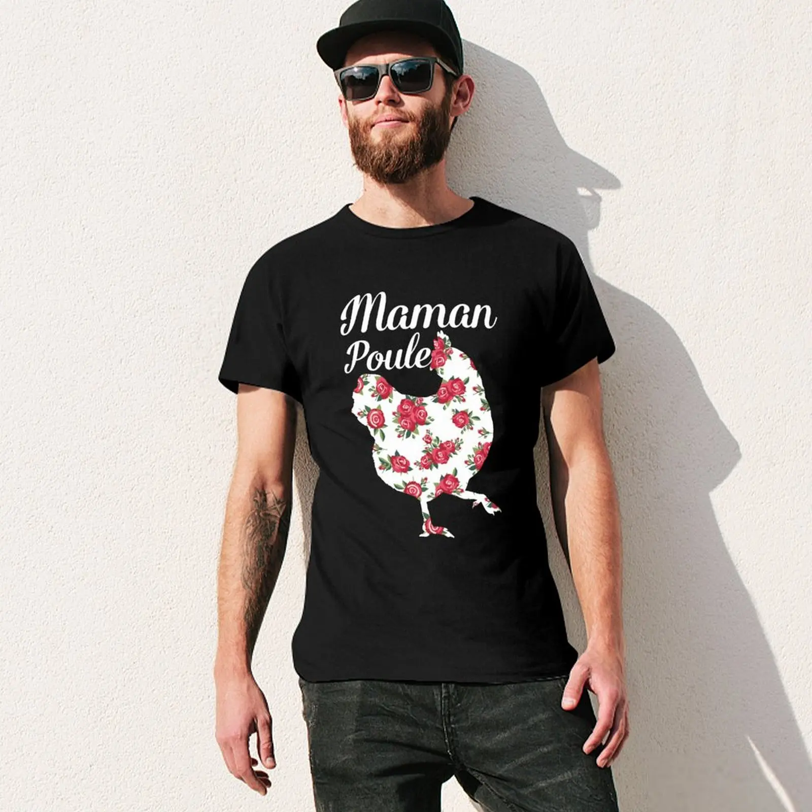 Tee shirt Poulet Maman Poule Cadeau fête des mères Dr?le Femme Humour T-Shirt vintage clothes Funny t-shirts mens clothing
