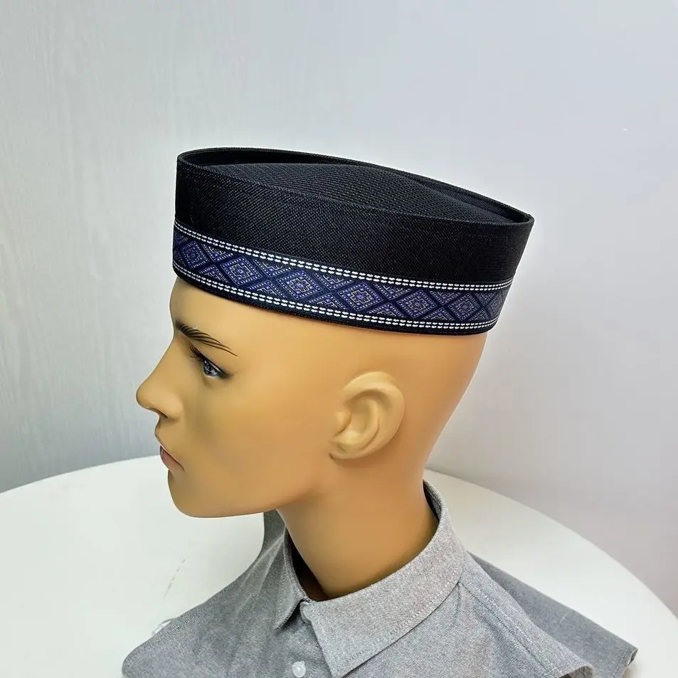 Free Shipping Malaysian Boat Caps For Men Clothing Muslim Hat Turkey Tax Kipa Kufi Saudi Islamic Prayer Luxury Summer Mesh 03575