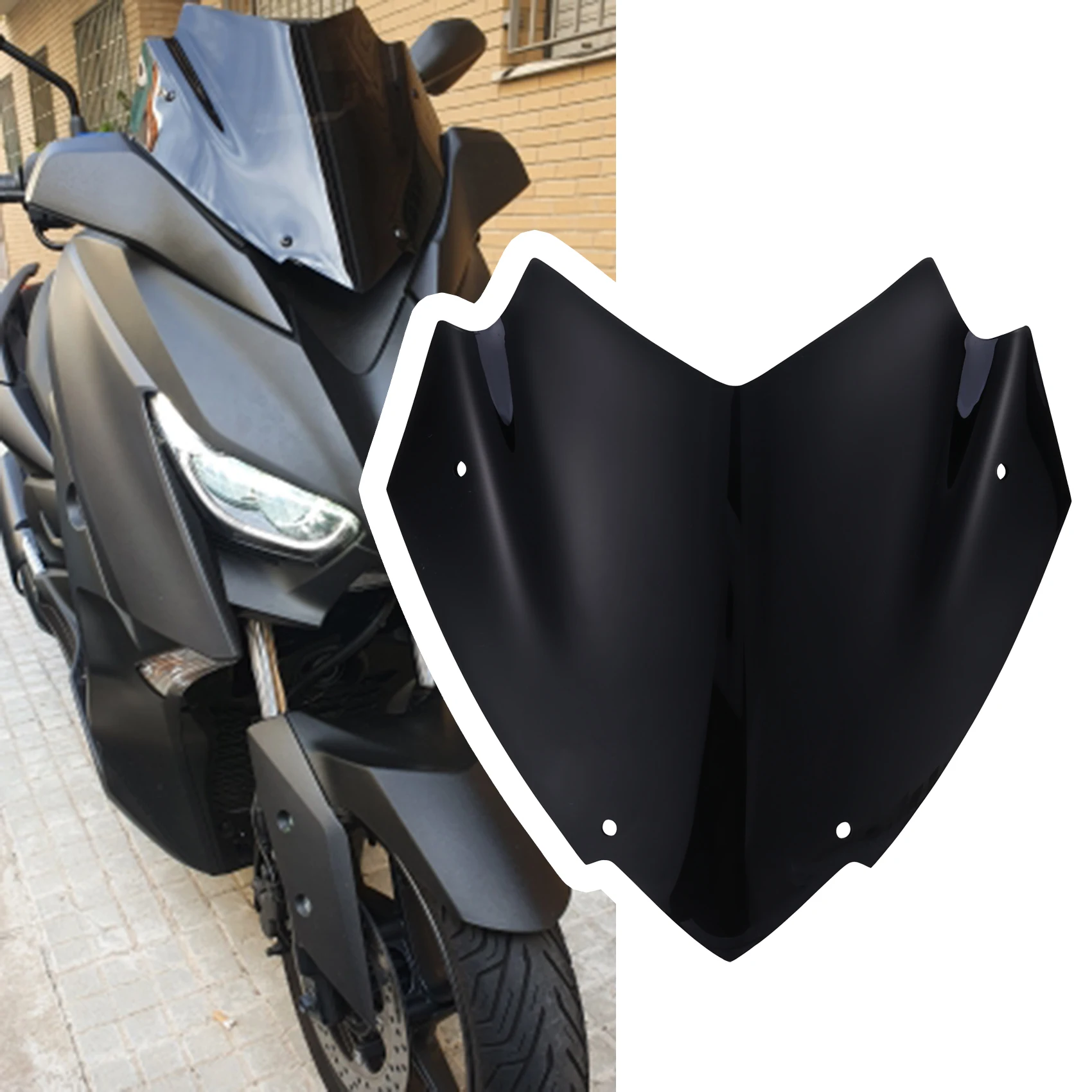 for YAMAHA XMAX300 XMAX250 XMAX-250 XMAX-300 2018-2019 Motorcycle Sport Windshield Viser Visor Deflector WindScreen A