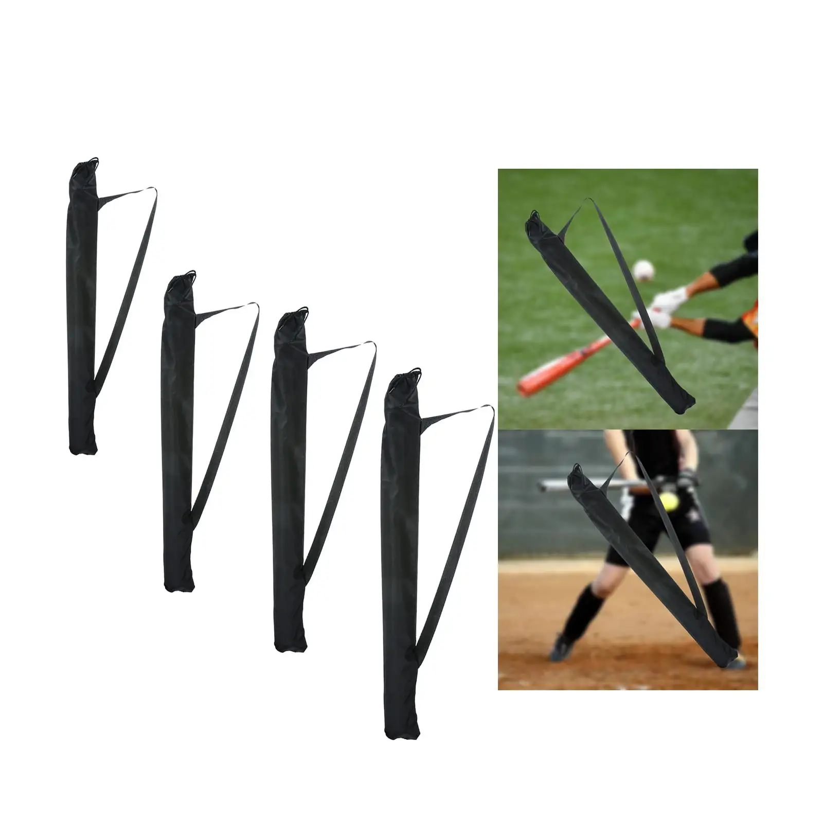 Lightweight Baseball Bat Backpack Softball Sleeve Protector Bag for Field Gym Storage