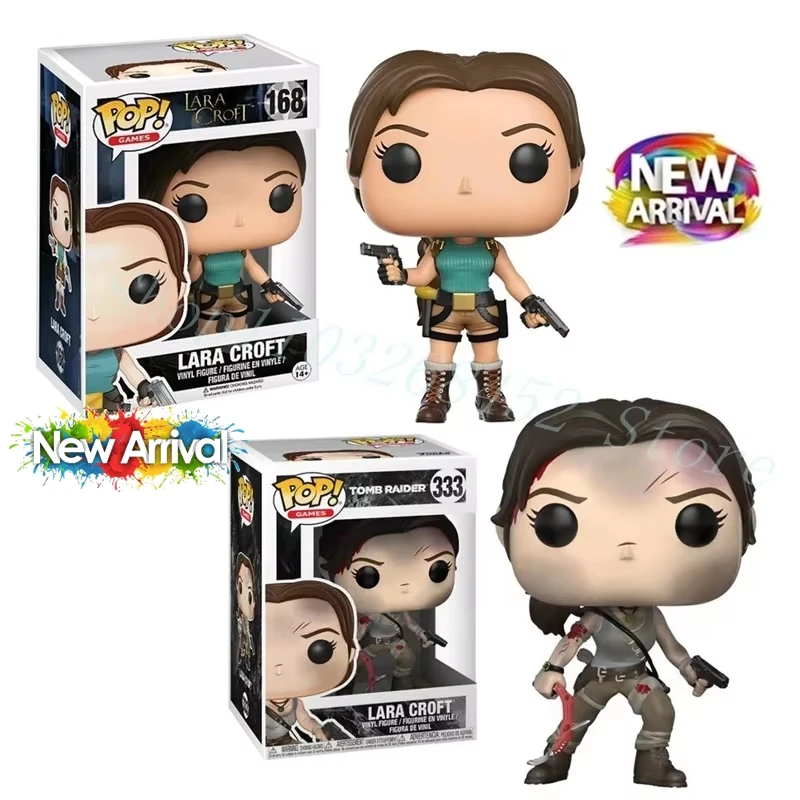 Новое поступление 2025, серия игр Funko POP Lara Croft # 168гром Раджер # 333 виниловые фигурки куклы для подарков, коллекция игрушек