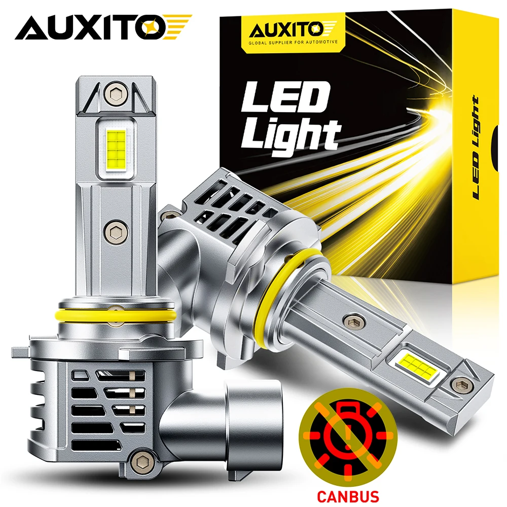 AUXITO 2Pcs 30000LM 9005 HB3 LED Headlight Canbus H7 H4 H11 H8  9005 9006 LED High Low Beam Car Light Bulbs Automobiles Auto Lam