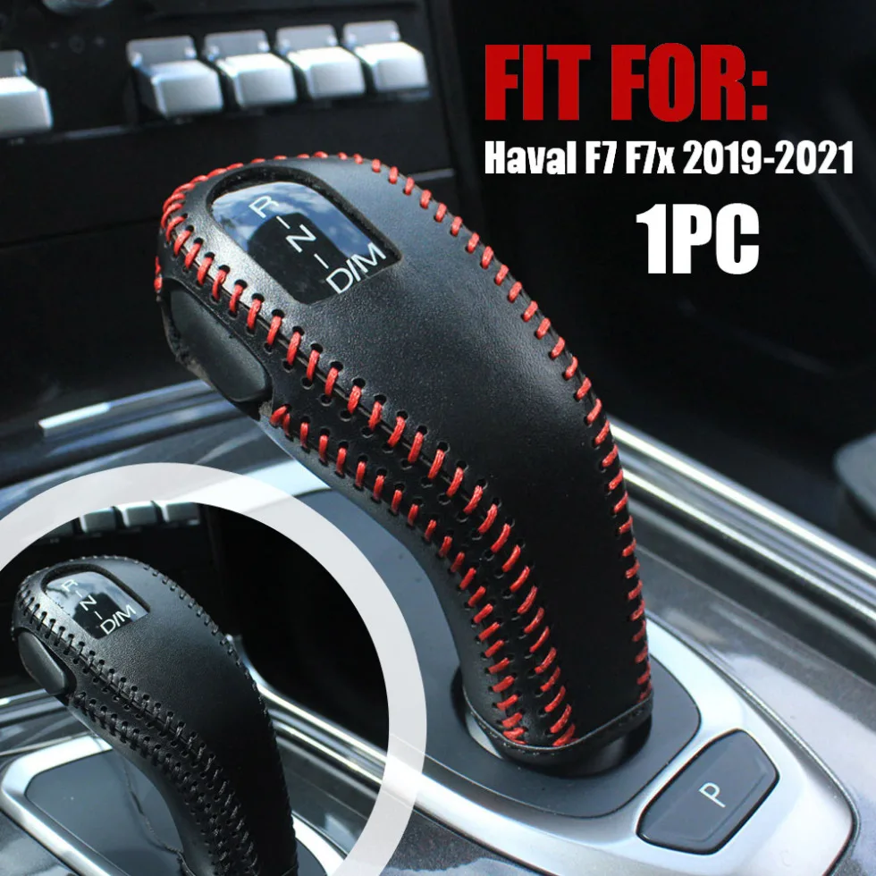 

1Pc Car Gear Lever Cover Car Gear Head Dust Protection Cover Decorations Auto Shift Knob Cover for Haval F7 F7x 2019 2020 2021