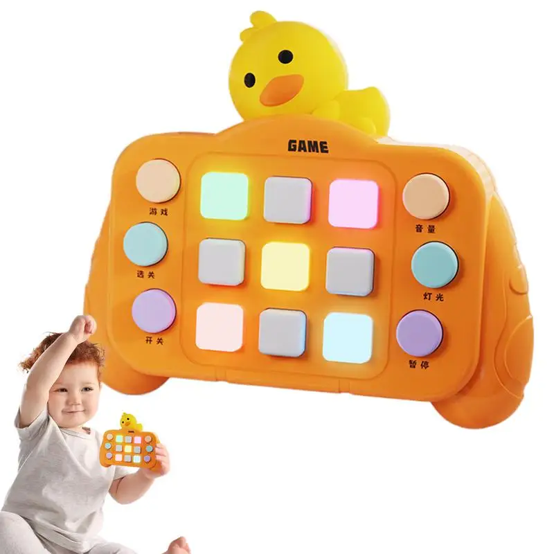 

Speed Push Game Machine Breakthrough Puzzle Pop Game Machine Interactive Educational Toys Handheld Push Bubbles Stress Relief