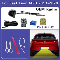 iTOPCAM Rear Reversing Canbus Camera for Seat Leon MK3 5F FR LE 2013 2014 2015 2016 2017 2018 2019 2020 OEM Radio Plug and play