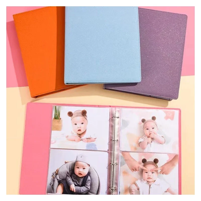 10 Pack a4 Photo Album Clear Sleeves 4 x 6 Inch Toploader Postcard Photocard Binder Sheets Refill Pages 2 4 6 9 Pockets PVC Free