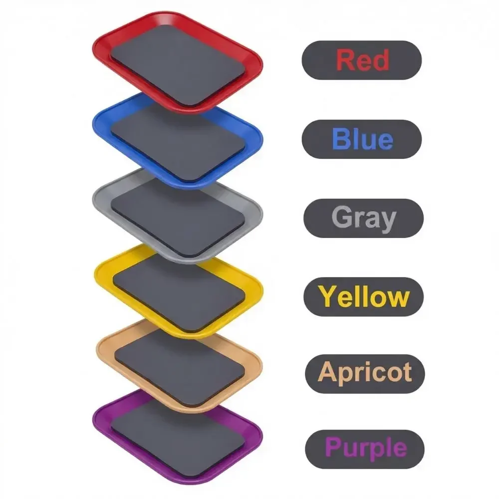 HPXGRC Plastic Magnetic Parts Tray for RC Screws & Hardware, Strong Magnet Adsorption Keep Fasteners Secure for Drone Car Tool