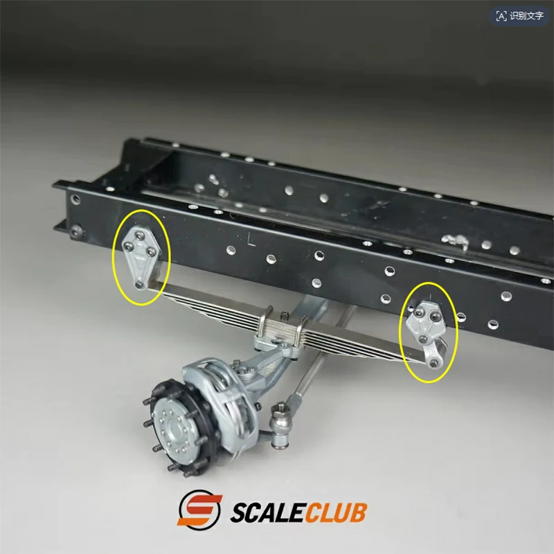 

Scaleclub Model 1/14 Tractor Mud Head Truck DIY Front Suspension Lifting Lugs Steel Plate Lugs For Tamiya Lesu Rc Truck Trailer