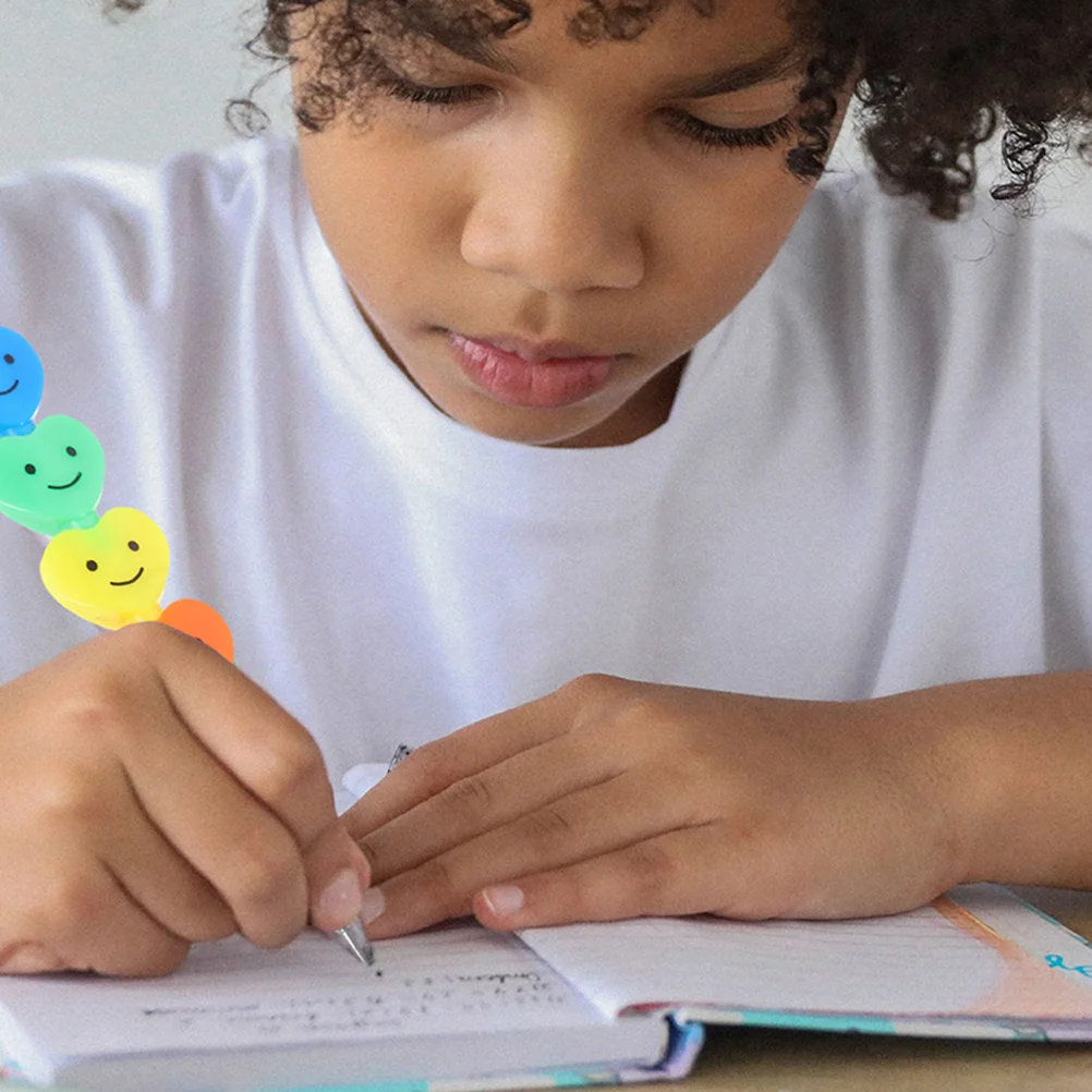 25 шт. карандаш в форме сердца, штабелируемые карандаши с героями мультфильмов, милый почерк, креативный пластик для детей, студентов