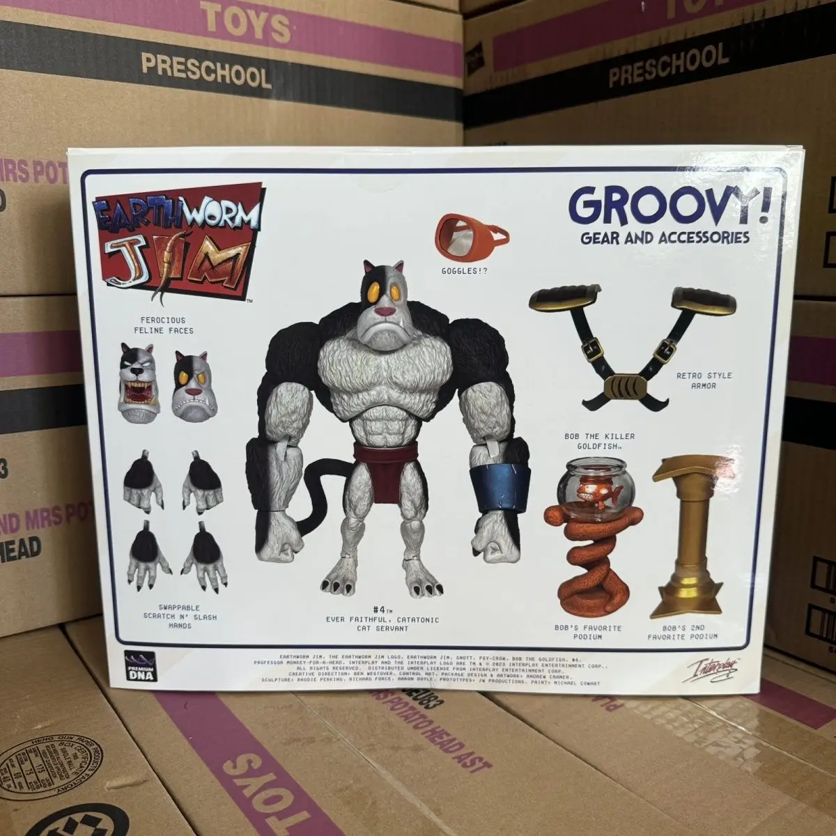 Hot Sale Original In Stock PDNA 1/12 Scale Earthworm Jim Action Figure - Jim Crow, Raven Killer, Goldfish Bob