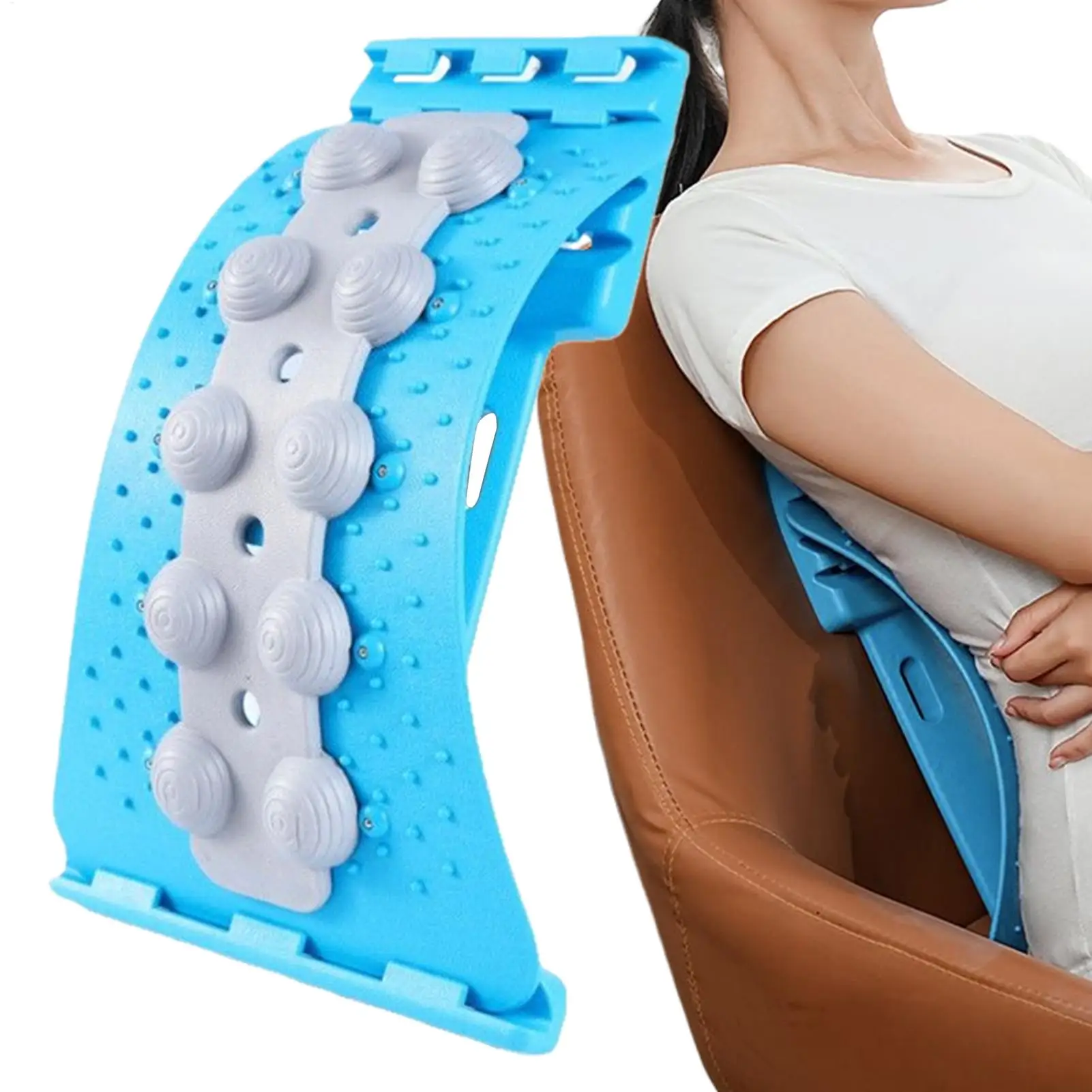 4-level Back Stretcher Hunchback Correction Stretching Lumbar Spine Lumbar Support Back Massage Board