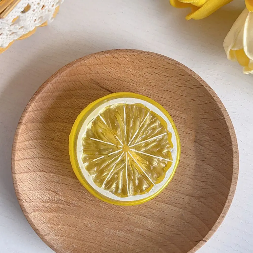 شخصية الكرز محاكاة الفاكهة دبوس الشعر الليمون وهمية الغذاء لطيف مشبك شعر الخوخ صور الدعائم الفتيات